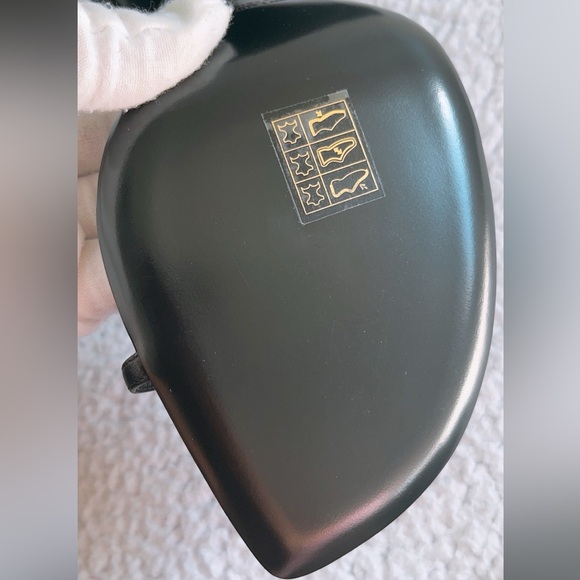 Saint Laurent Date 110 Leather Sandal in black - Picture 12 of 16